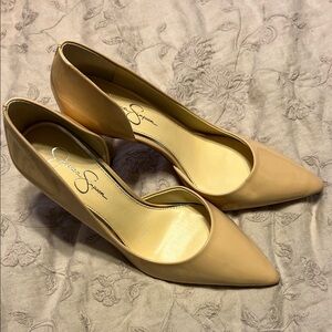 Jessica Simpson patent leather heels